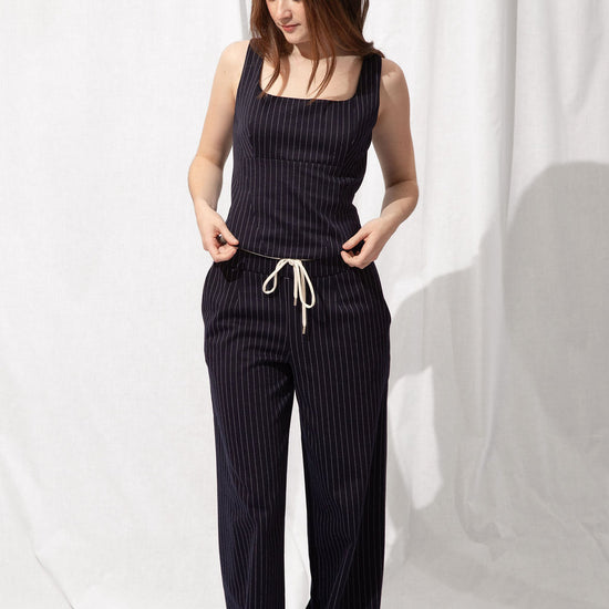 Ella Pinstripe Top