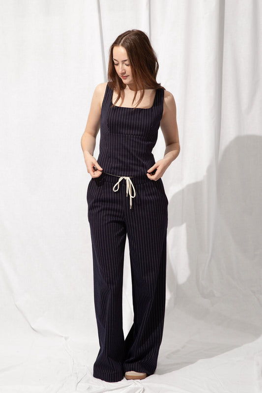 Ella Pinstripe Top