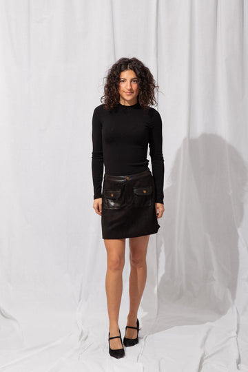 Bridget Suede Skirt