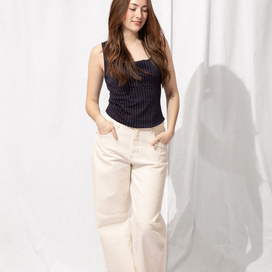 Ella Pinstripe Top