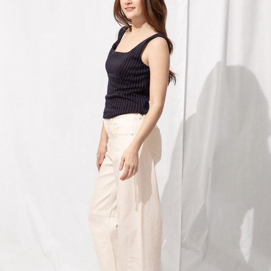 Ella Pinstripe Top