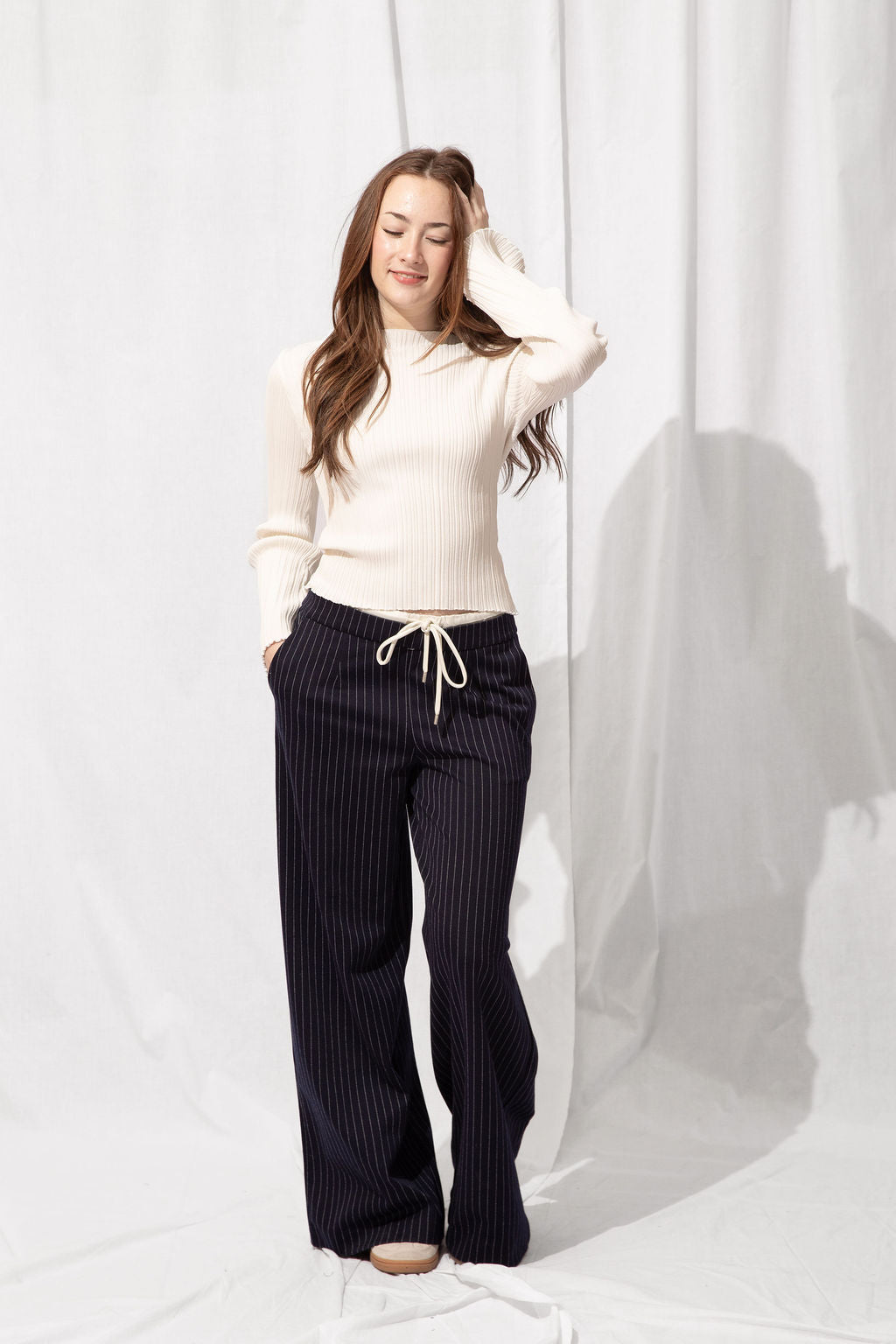 Ella Pinstripe Pants