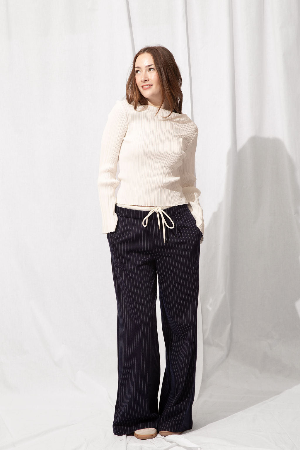Ella Pinstripe Pants