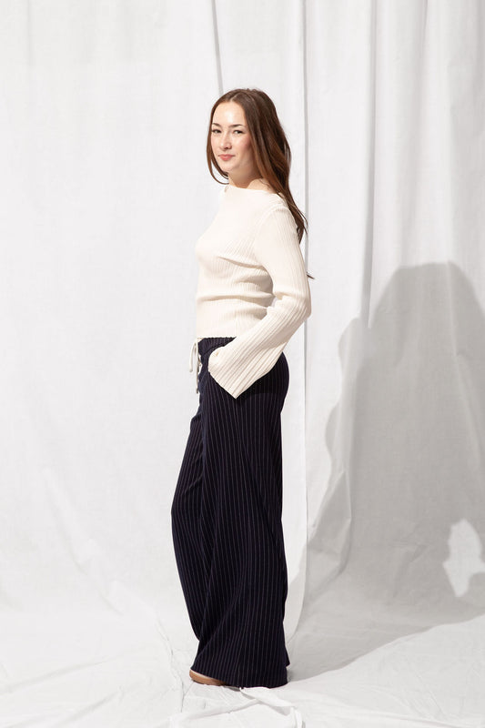 Ella Pinstripe Pants