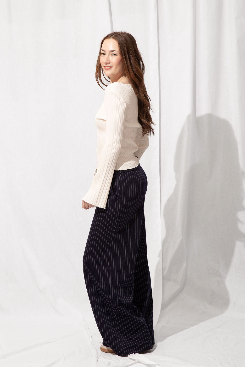 Ella Pinstripe Pants