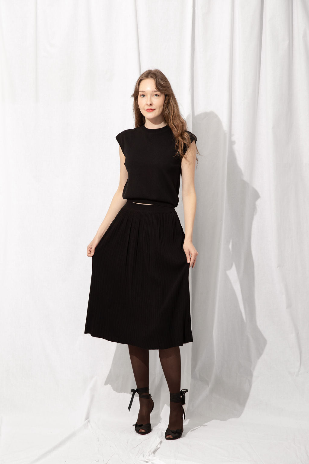 Taron Knit Midi Skirt