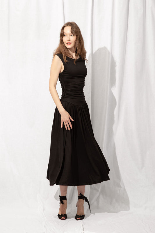 Della Reversible Knit Dress Large