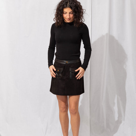Bridget Suede Skirt