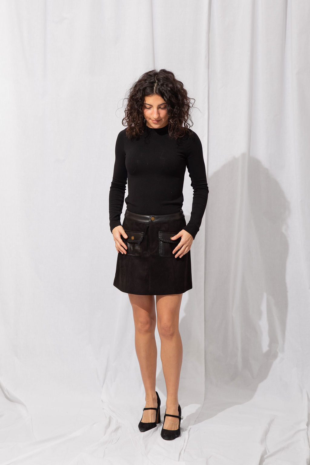 Bridget Suede Skirt