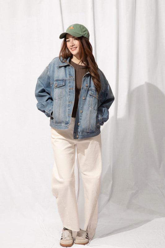 Barrel Jeans with Seams Off White