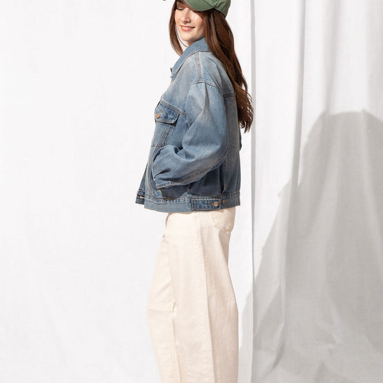 Oui Croissant Embroidered Baseball Cap