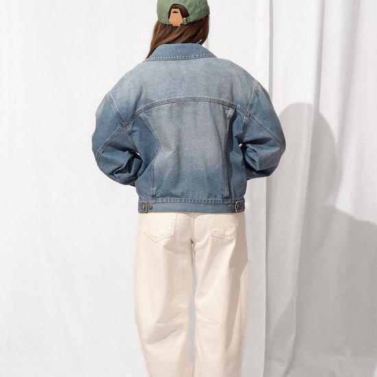 Barrel Jeans with Seams