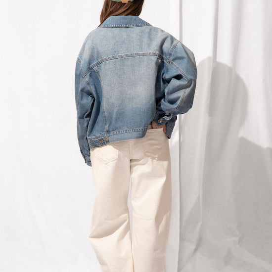 Barrel Jeans with Seams