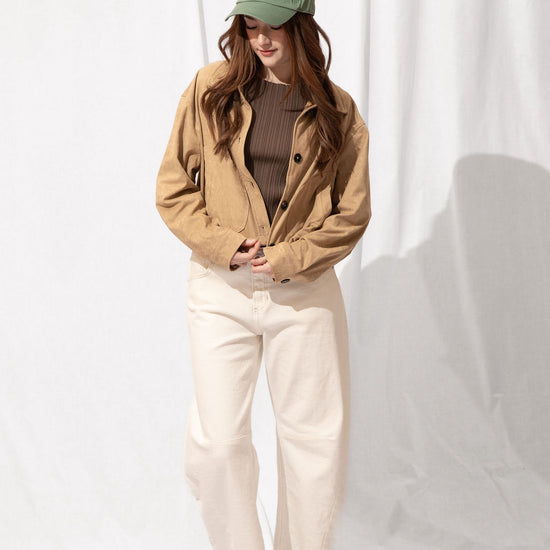 Barrel Jeans with Seams