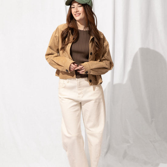 Barrel Jeans with Seams