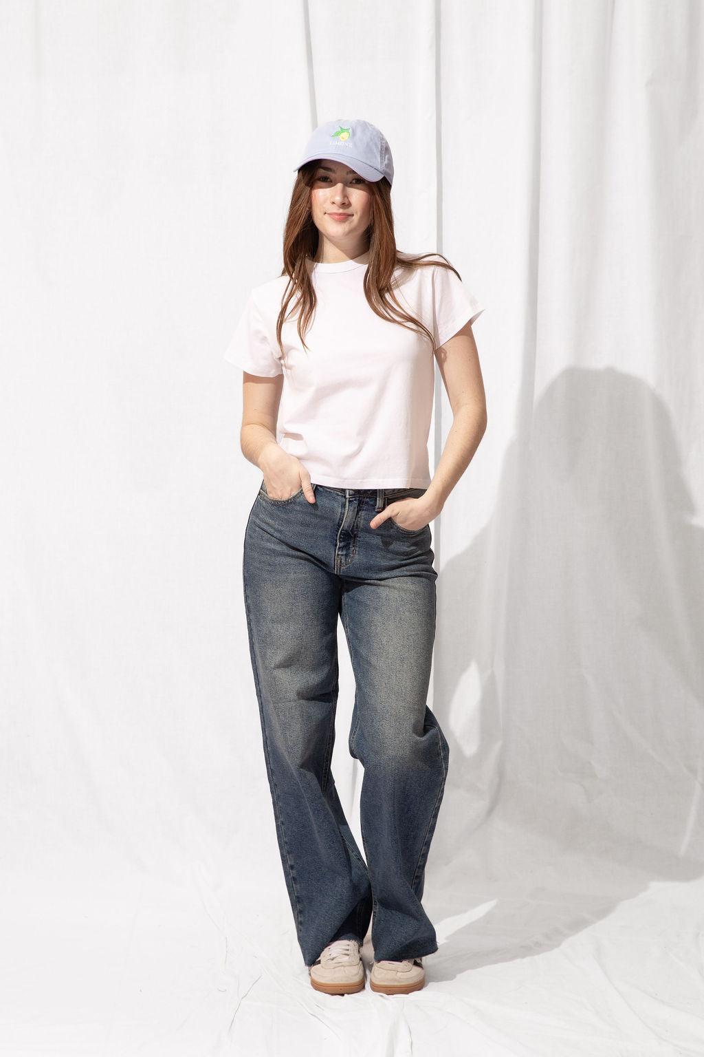 High Rise Scissor Cut Wide Leg