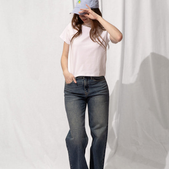 High Rise Scissor Cut Wide Leg