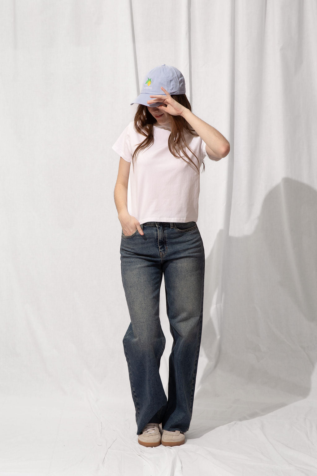 High Rise Scissor Cut Wide Leg