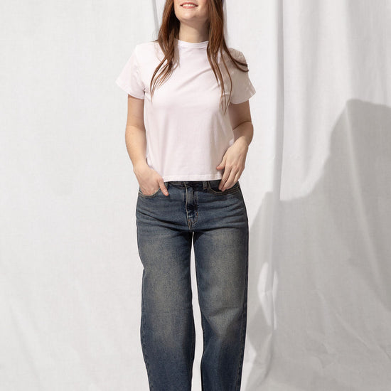 High Rise Scissor Cut Wide Leg