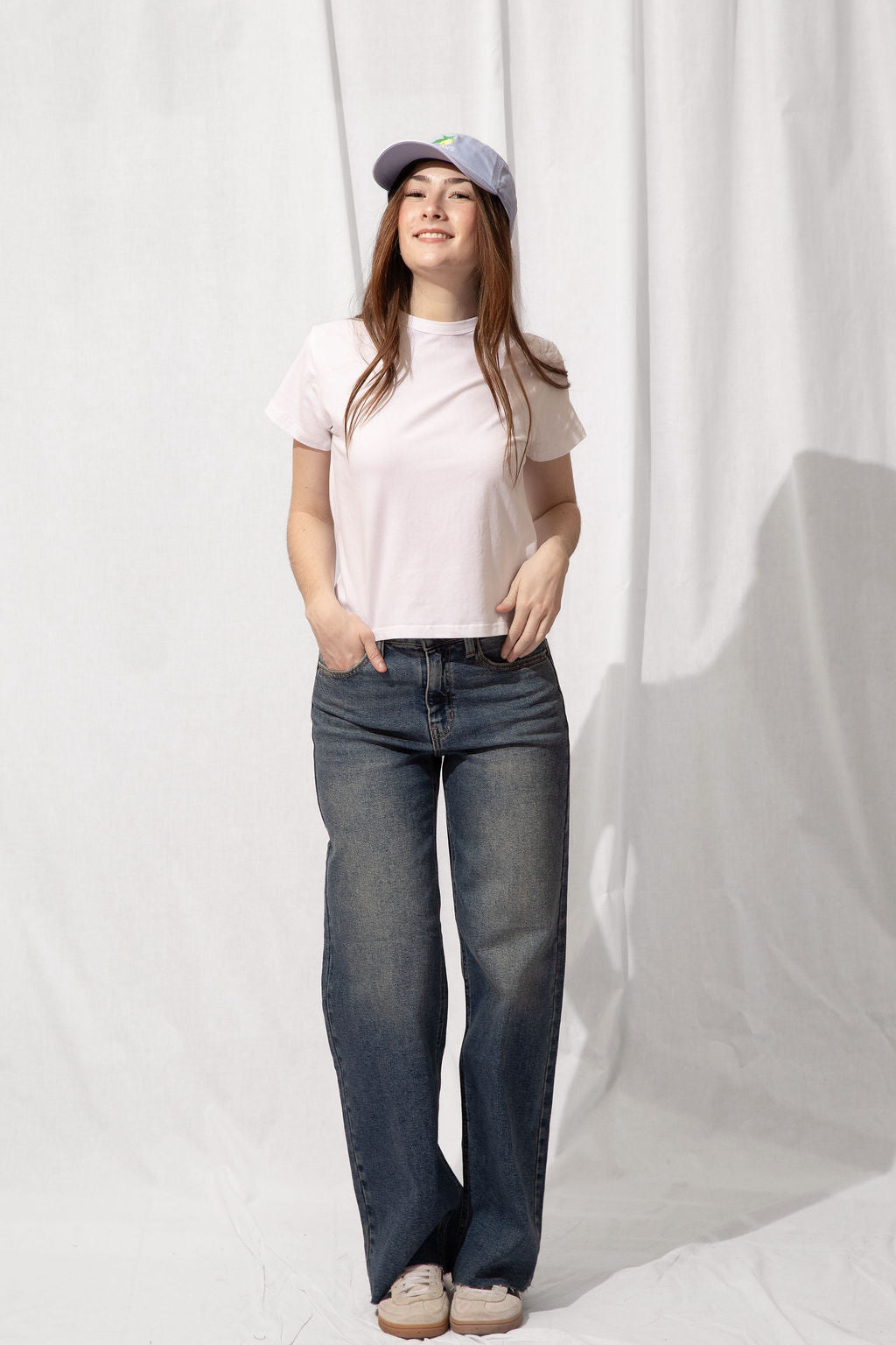 High Rise Scissor Cut Wide Leg