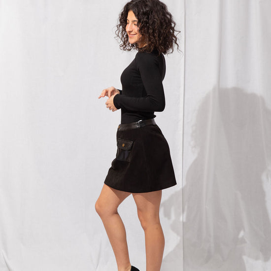 Bridget Suede Skirt