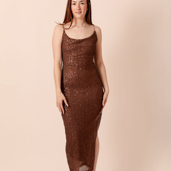 Kyra Sequin Maxi Dress