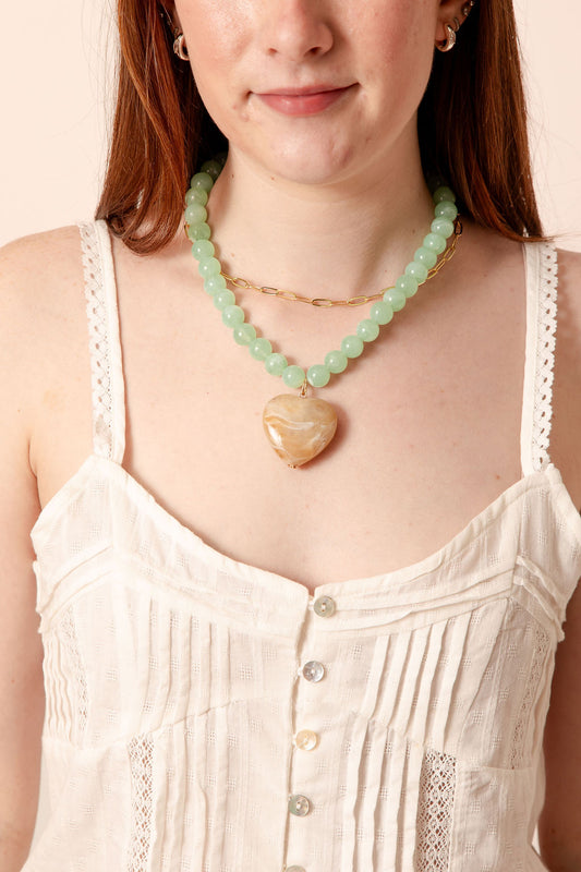 Ida Necklace Sea Glass