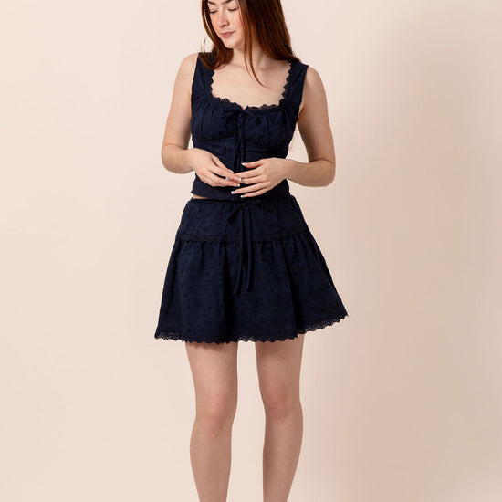 Celia Eyelet Top