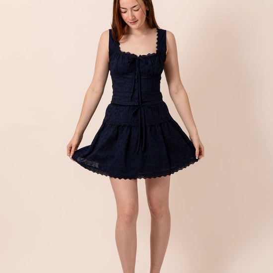 Celia Eyelet Top Small