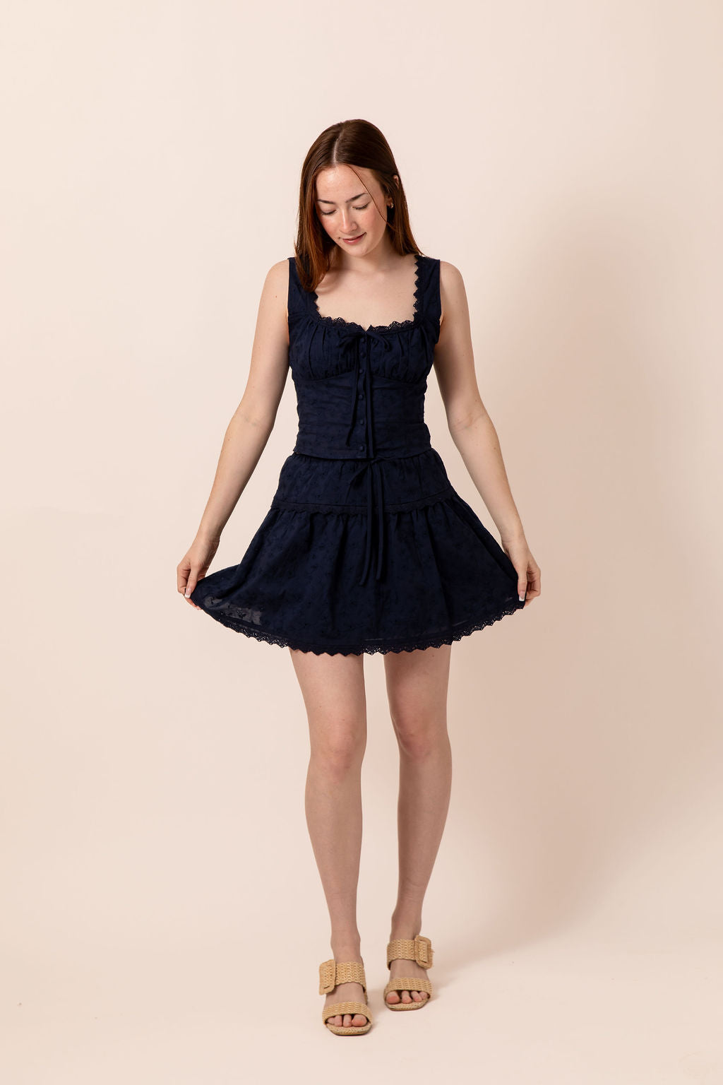 Celia Eyelet Top Small