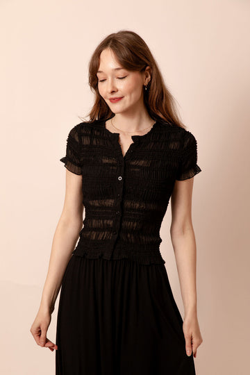 Amelia Top Black