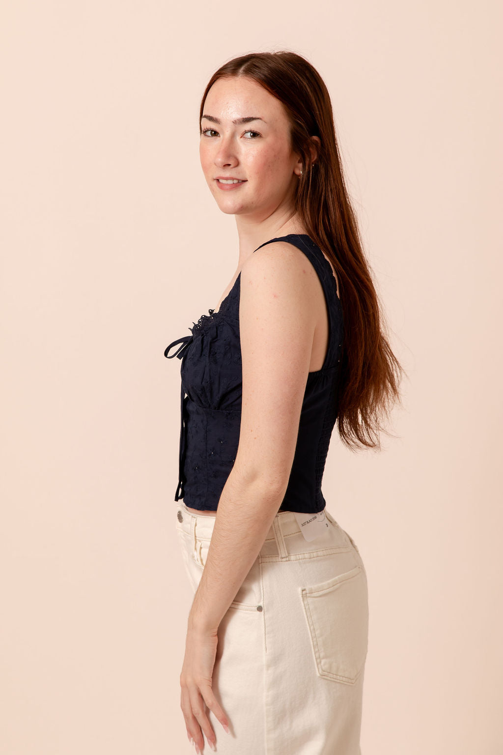 Celia Eyelet Top