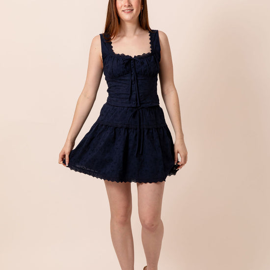 Celia Eyelet Top