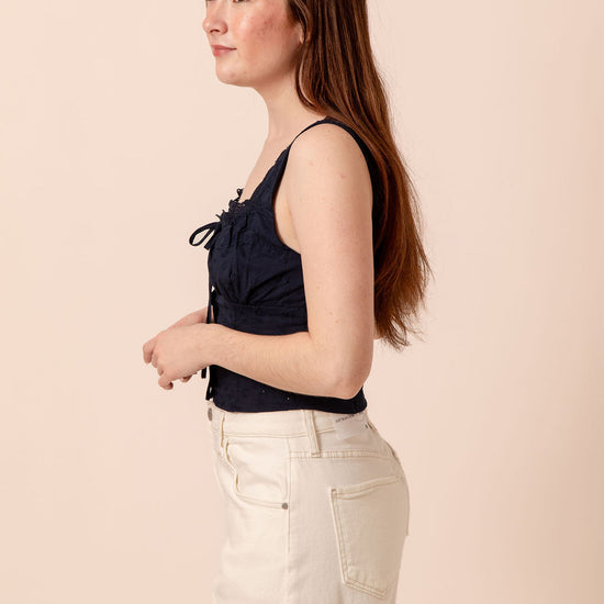 Celia Eyelet Top