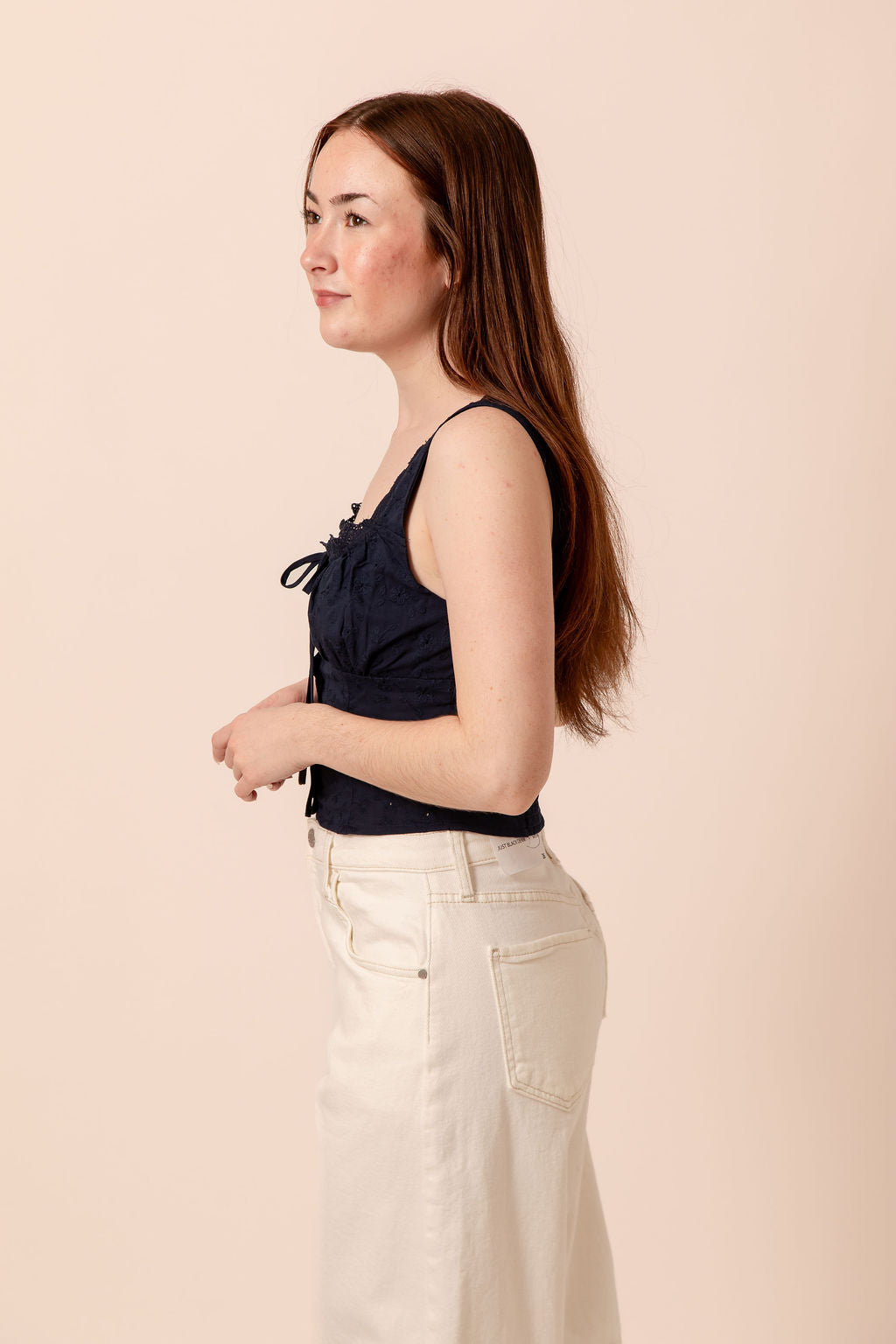 Celia Eyelet Top
