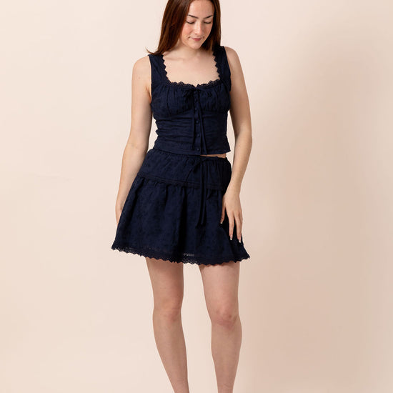 Celia Eyelet Top