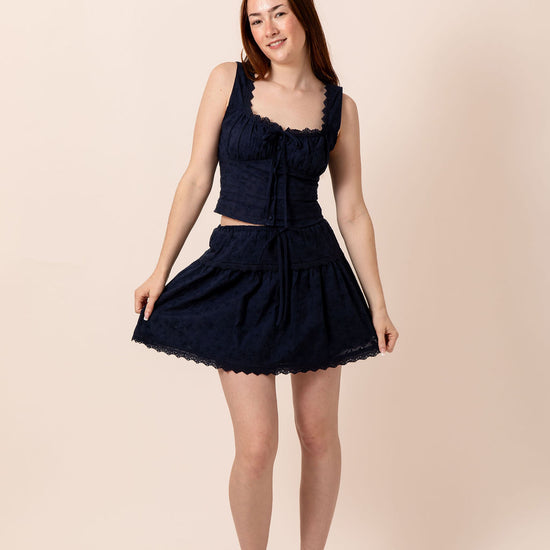Celia Eyelet Top