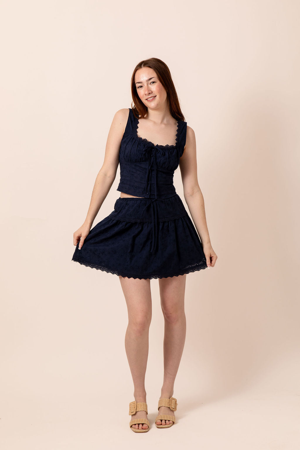 Celia Eyelet Top