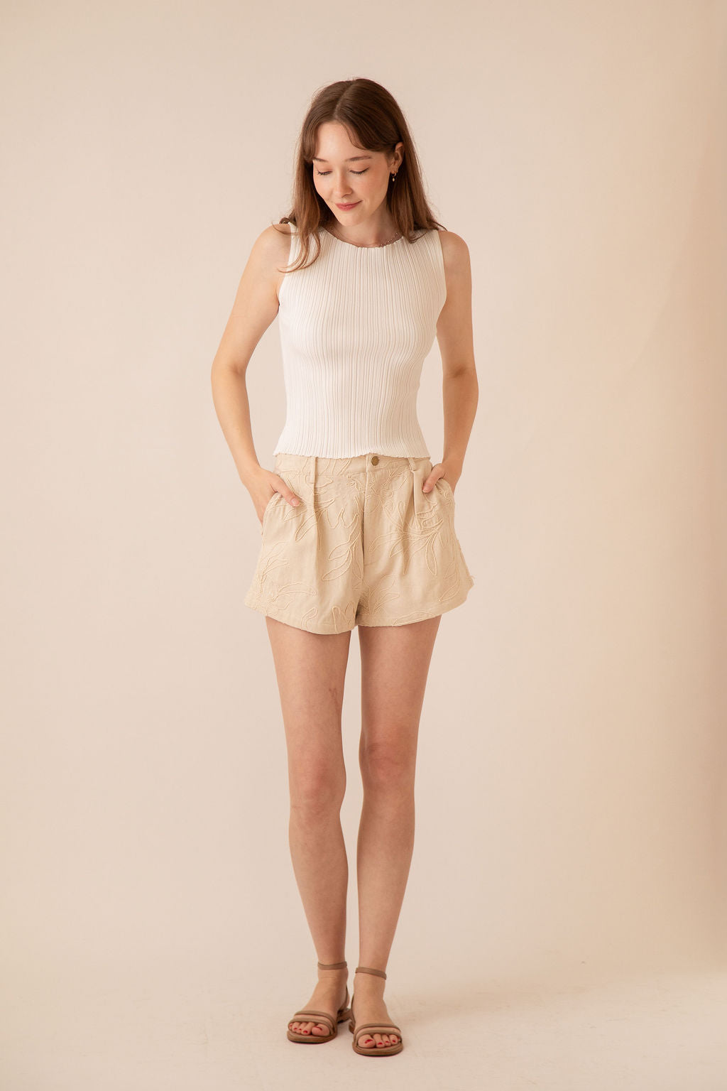 Sophia Jacquard Shorts