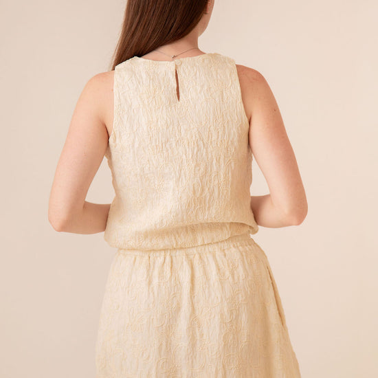 Allie Bubble Hem Top