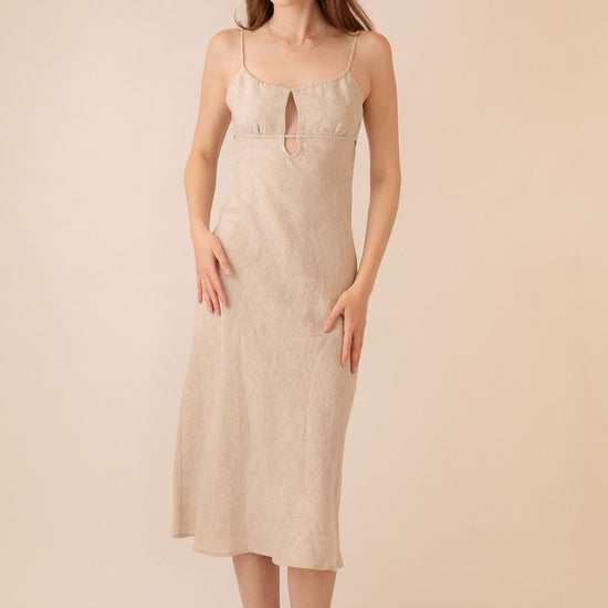 Katerina Linen Dress Natural Linen