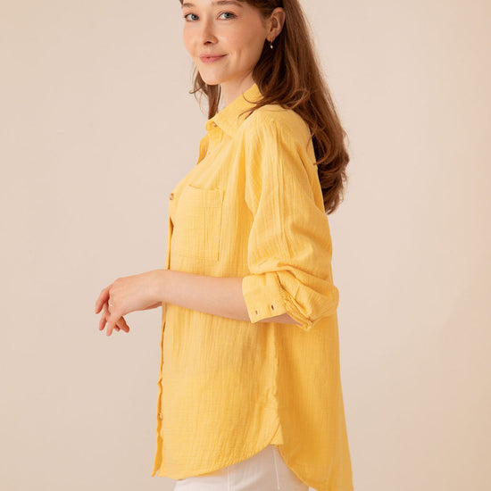 Sandy Button Down
