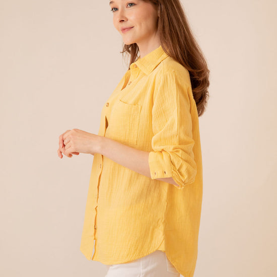Sandy Button Down