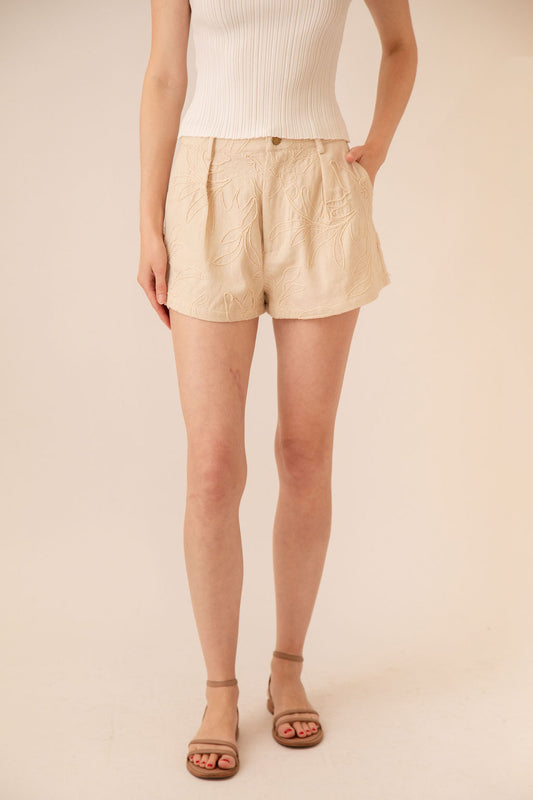 Sophia Jacquard Shorts Large
