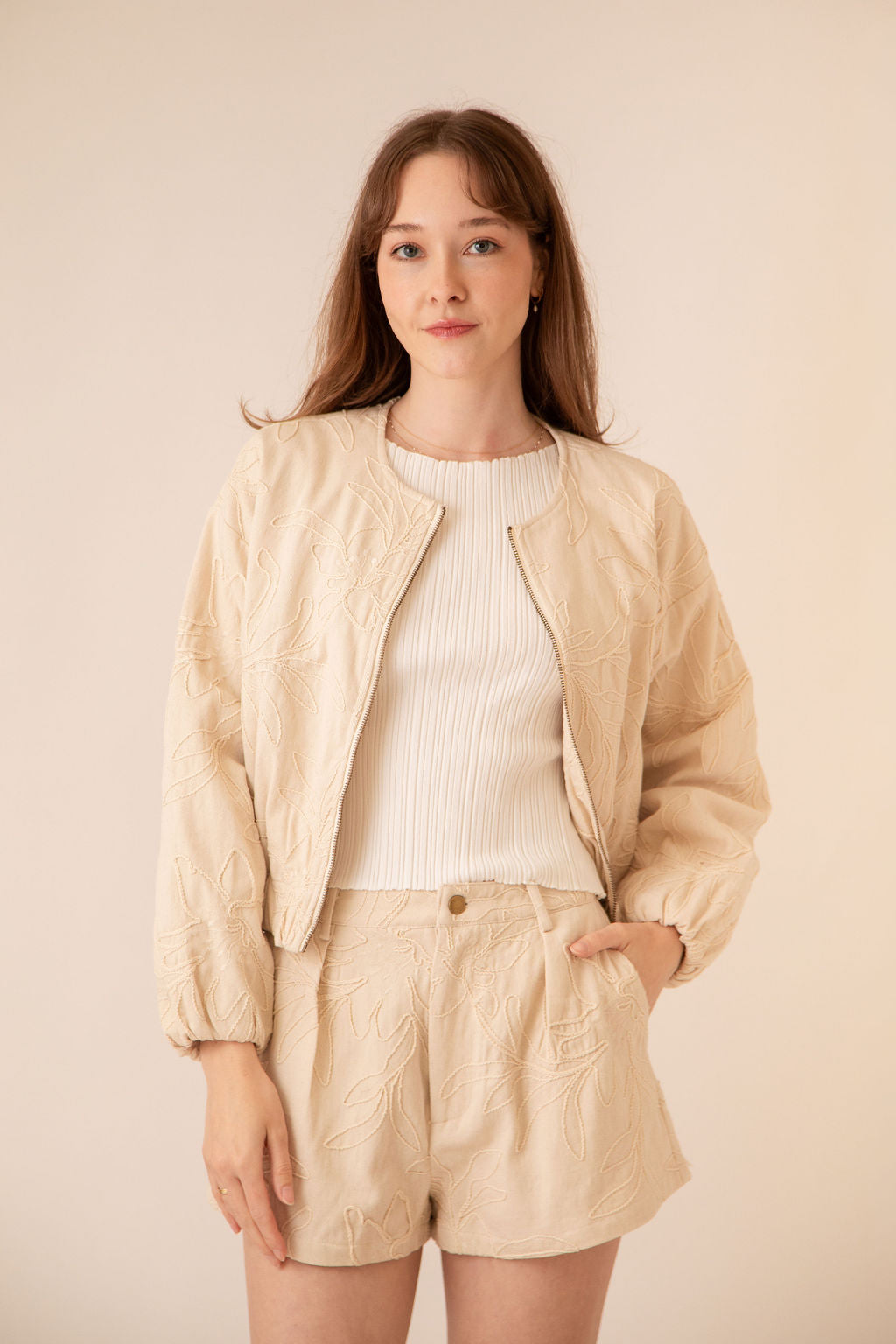 Sophia Jacquard Jacket