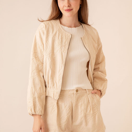 Sophia Jacquard Jacket Large