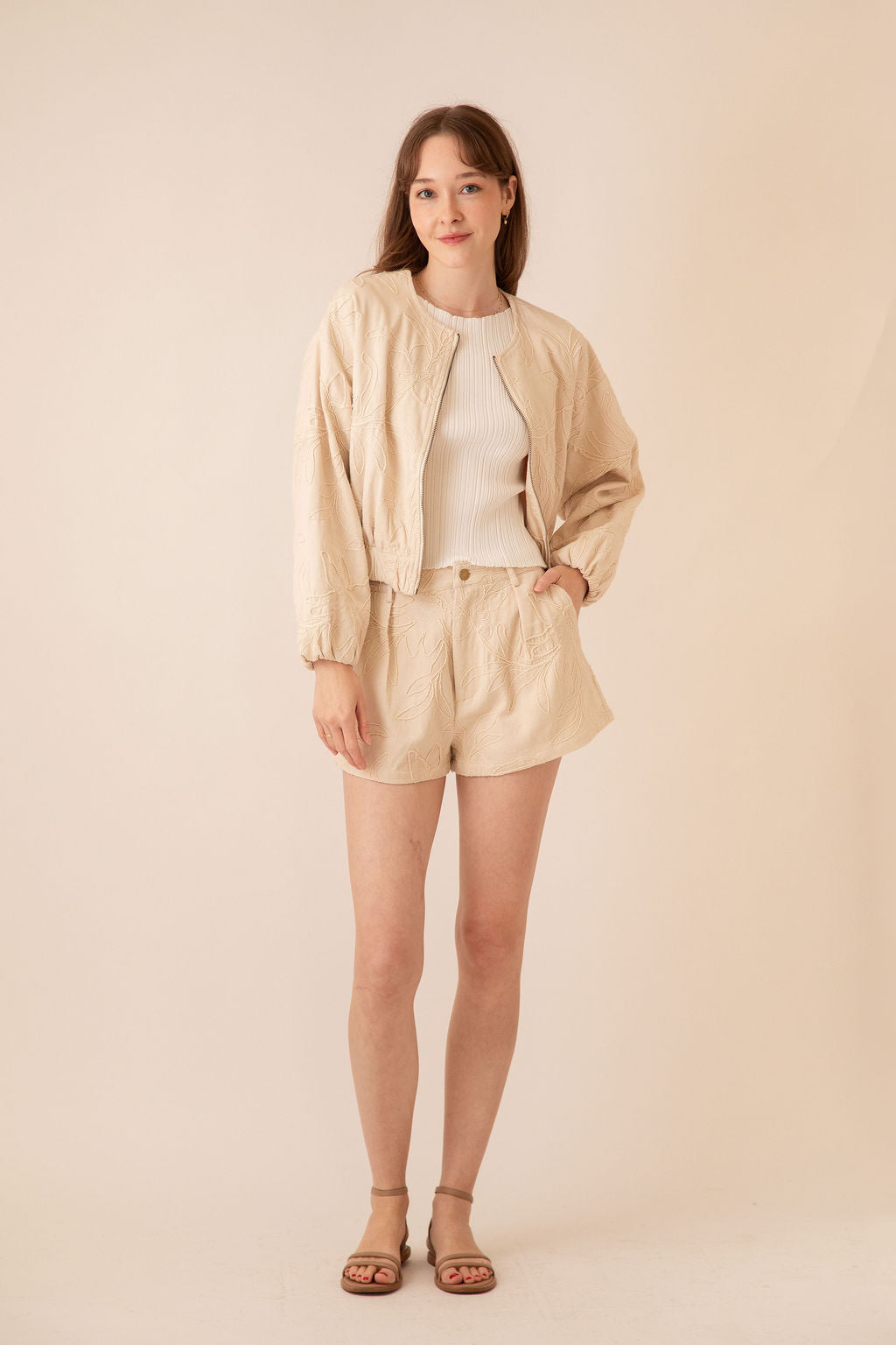 Sophia Jacquard Jacket