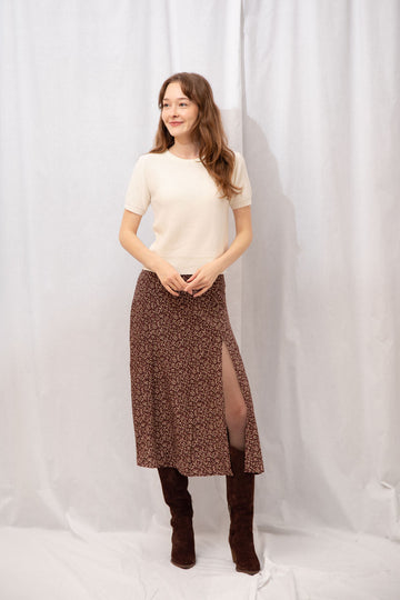 Junie Floral Midi Skirt