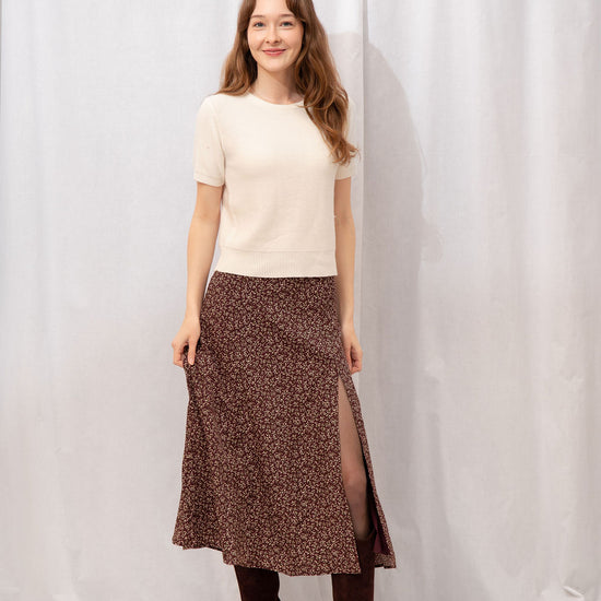 Junie Floral Midi Skirt