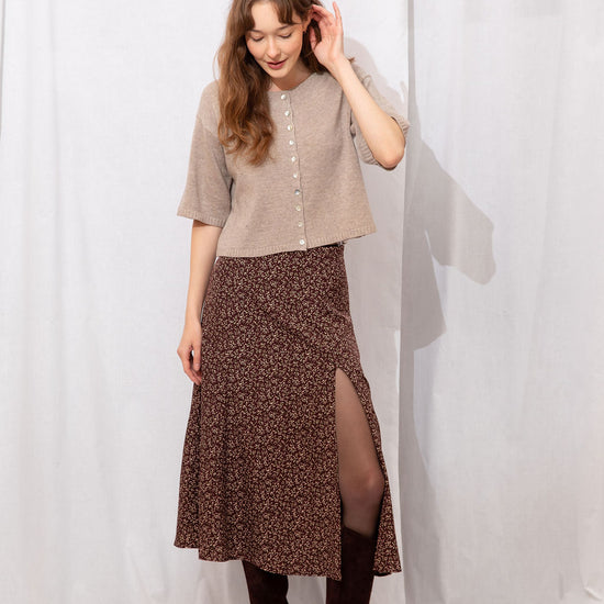 Junie Floral Midi Skirt